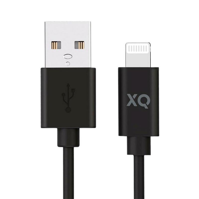 Xqisit kábel USB to Lightning 1m MFI certified - Black 