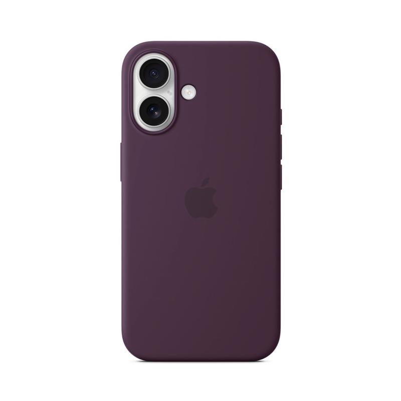 iPhone 16 Silicone Case with MagSafe - Plum 
