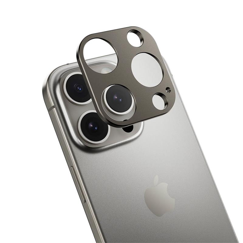 SwitchEasy LenShield Aluminum Lens Protector pre iPhone 16 Pro/16 Pro Max - Titanium  