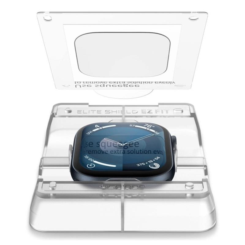 Spigen ochranné sklo Eliteshield EZ Fit pre Apple Watch 10/11 46mm - Clear 