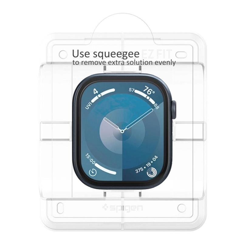 Spigen ochranné sklo Eliteshield EZ Fit pre Apple Watch 10/11 46mm - Clear 