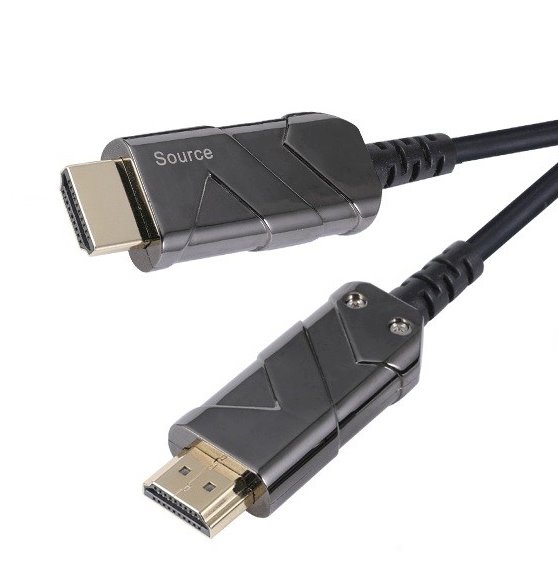 PremiumCord Ultra High Speed HDMI 2.1 optický fiber kabel 8K@60Hz, pozlátený 15m 