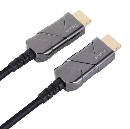 PremiumCord Ultra High Speed HDMI 2.1 optický fiber kabel 8K@60Hz, pozlátený 15m 