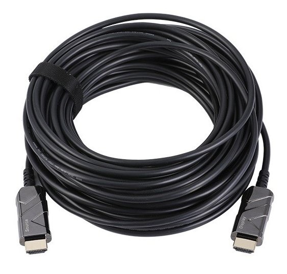 PremiumCord Ultra High Speed HDMI 2.1 optický fiber kabel 8K@60Hz, pozlátený 15m 
