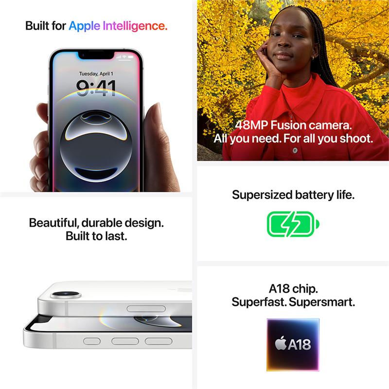 iPhone 16e 512 GB biely 