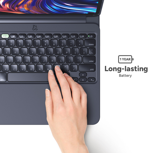 ZAGG klávesnice Pro Keys 2 pre iPad Pro 11" M4/M5 CZ/SK - Black 