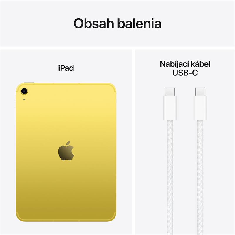 iPad 11" Wi-Fi + Cellular 128GB Žltý 