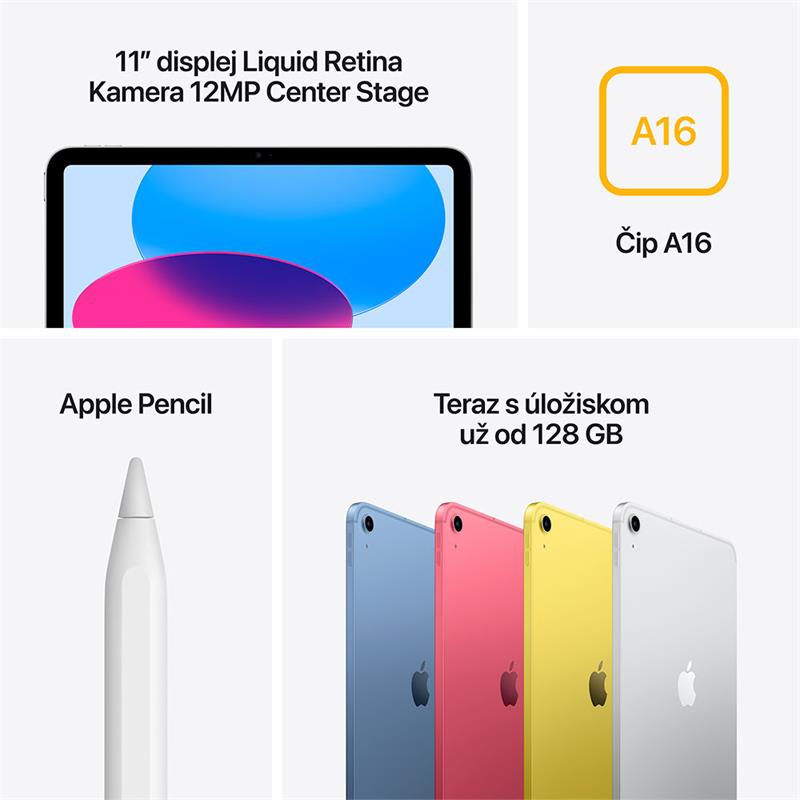 iPad 11" Wi-Fi + Cellular 512GB Strieborný 
