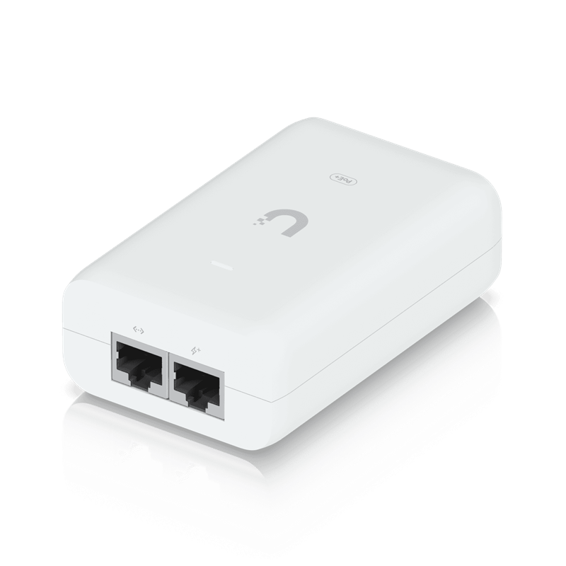 Ubiquiti UACC-PoE+    Gigabit PoE injektor 48V/0,65A (30W) biely 