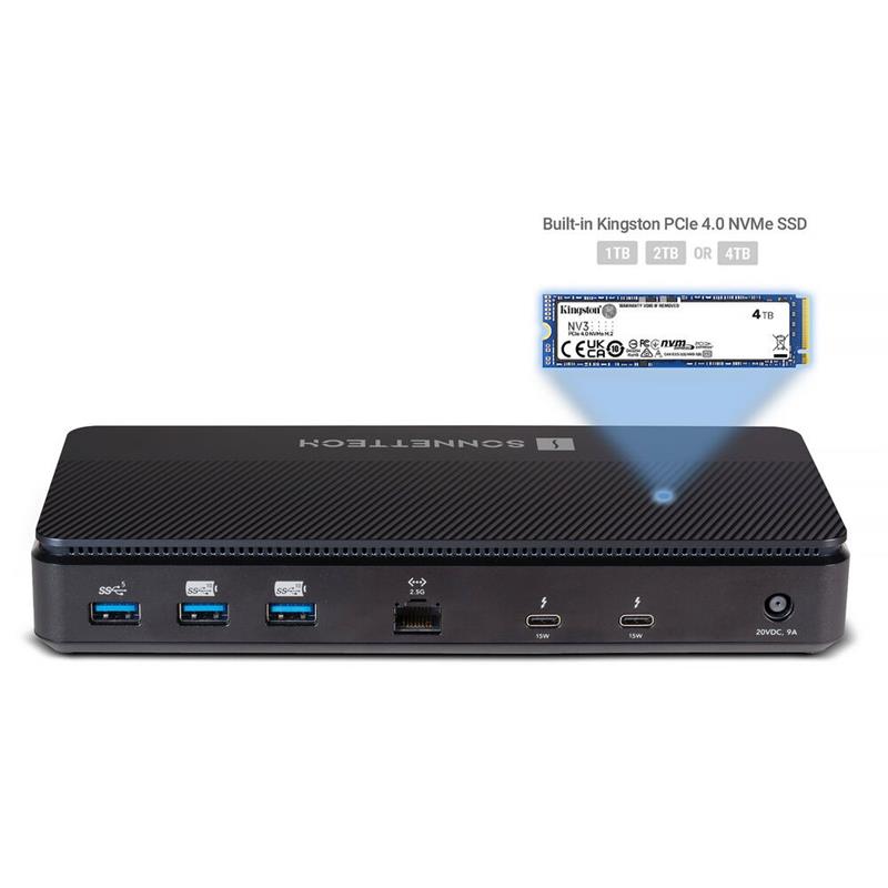 Sonnet Echo 13 Thunderbolt 5 SSD Dock 4TB - Black 