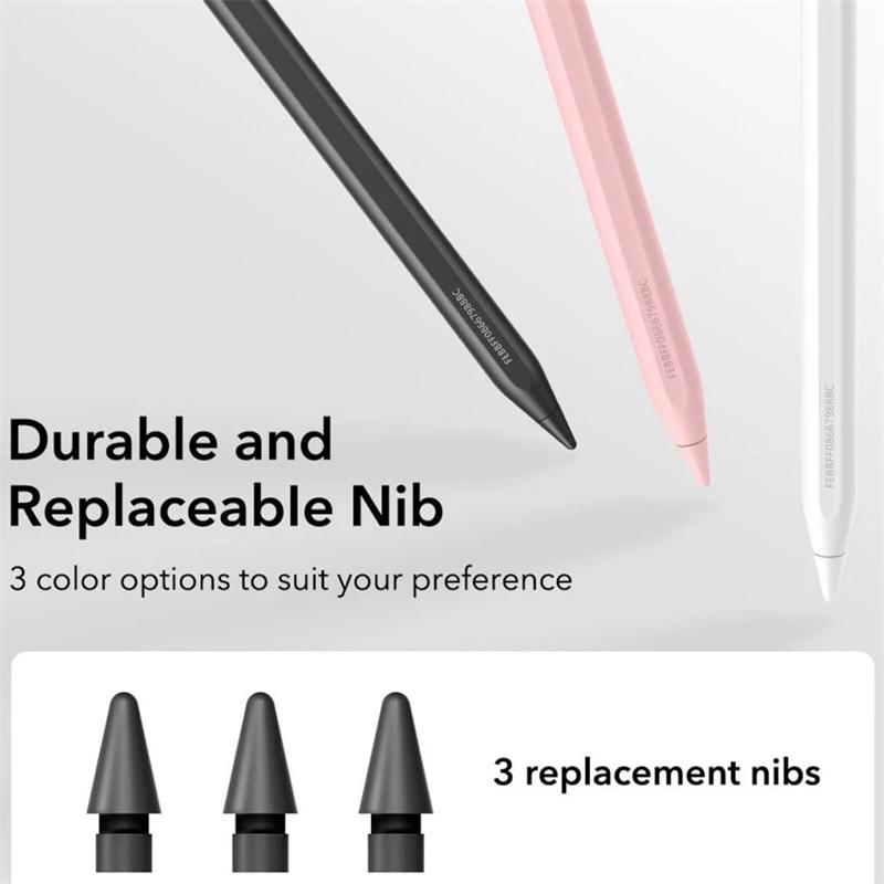 ESR stylus Geo Digital Pencil with built-in Apple Find My Technology - Black 