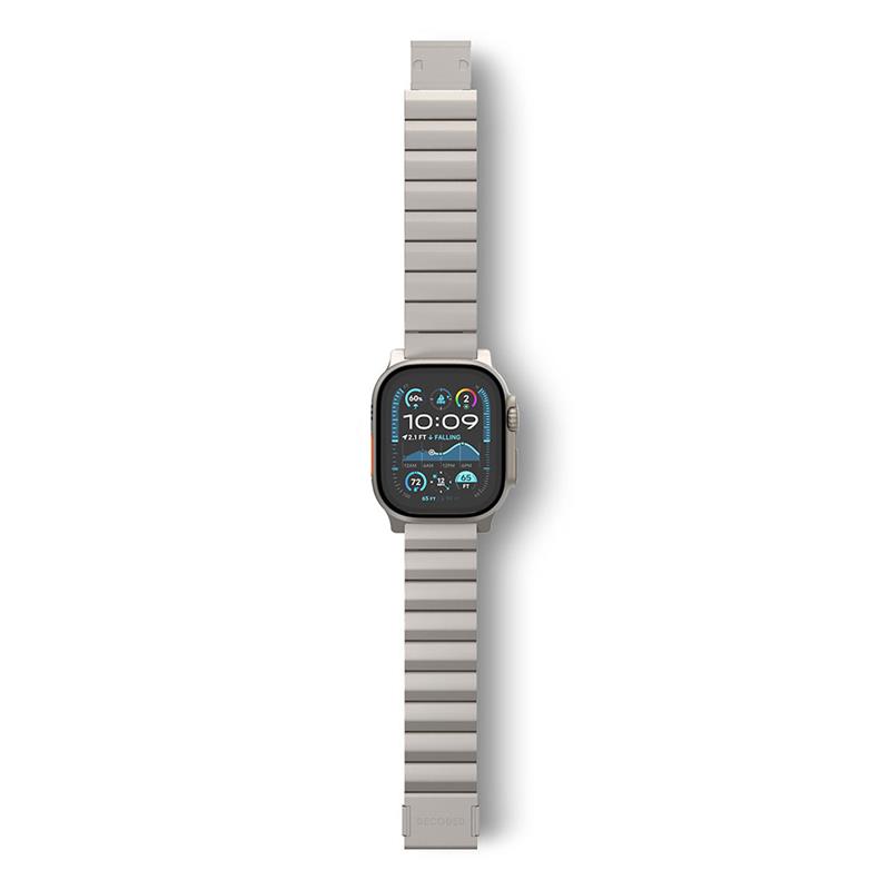 Decoded remienok Titanium Traction Strap pre Apple Watch 44-49mm - Natural Titanium 