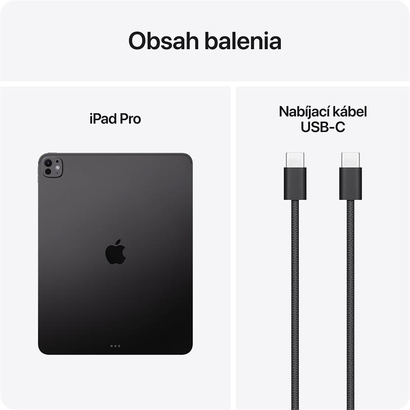 iPad Pro 13" Wi-Fi 512GB štandardné sklo - Kozmický čierny (2025) 