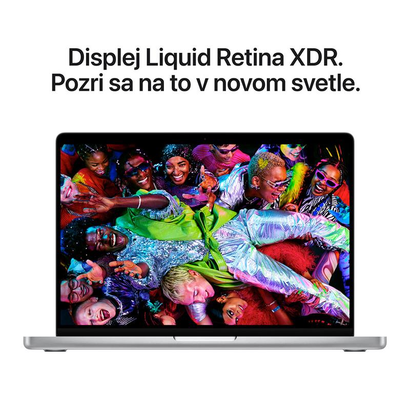 MacBook Pro 14" Apple M5 10C CPU 10C GPU 24GB 1TB Strieborný SK 