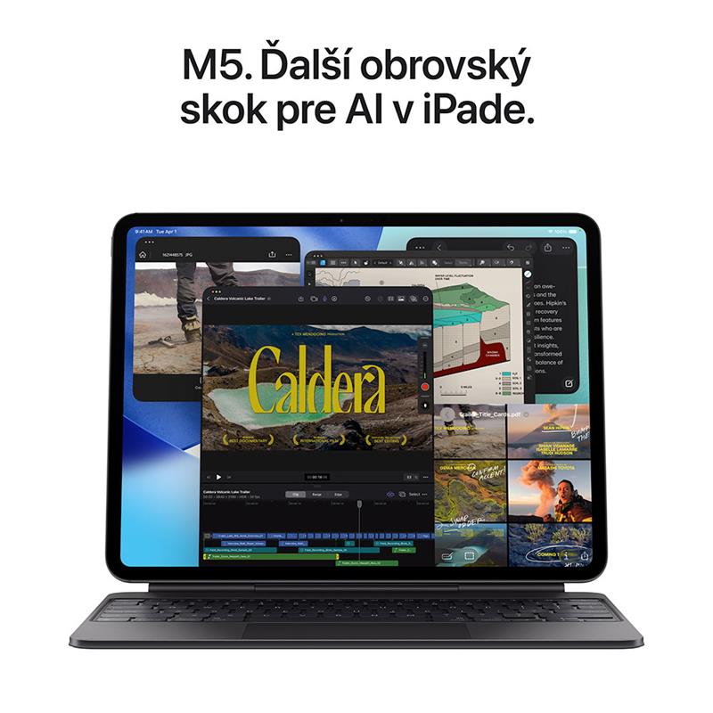 iPad Pro 11" Wi-Fi 256GB štandardné sklo - Strieborný (2025) 
