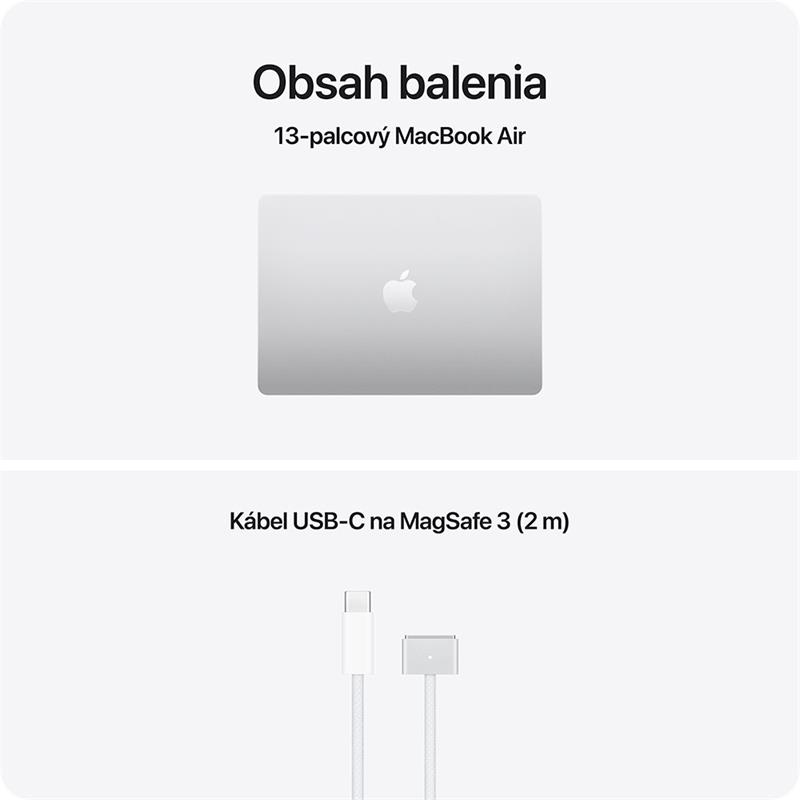MacBook Air 13" Apple M5 10C CPU 10C GPU 16GB 1TB Strieborný SK 