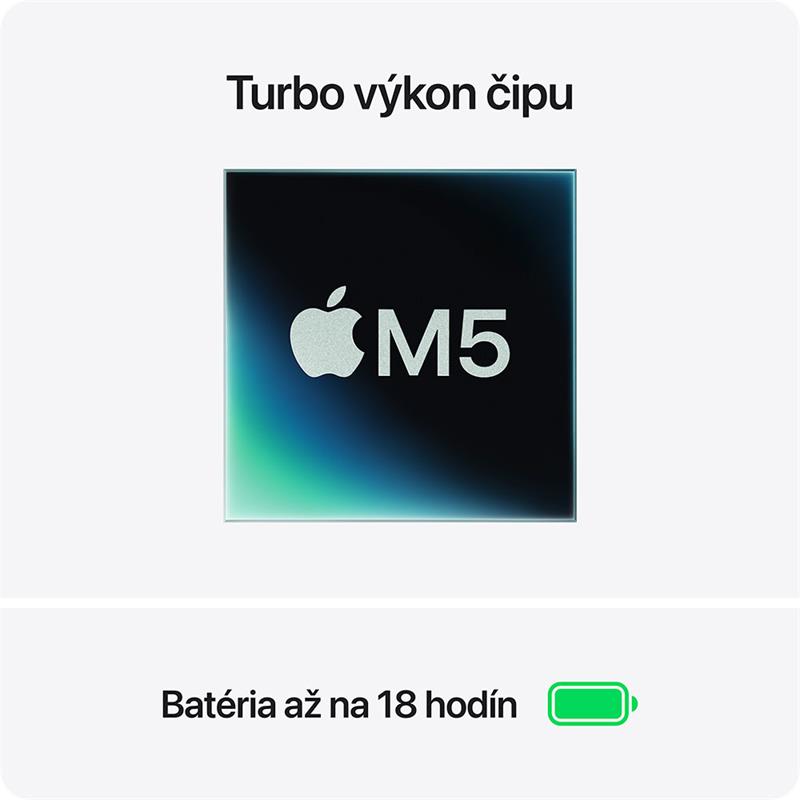 MacBook Air 13" Apple M5 10C CPU 8C GPU 16GB 512GB Nebeský modrý SK 