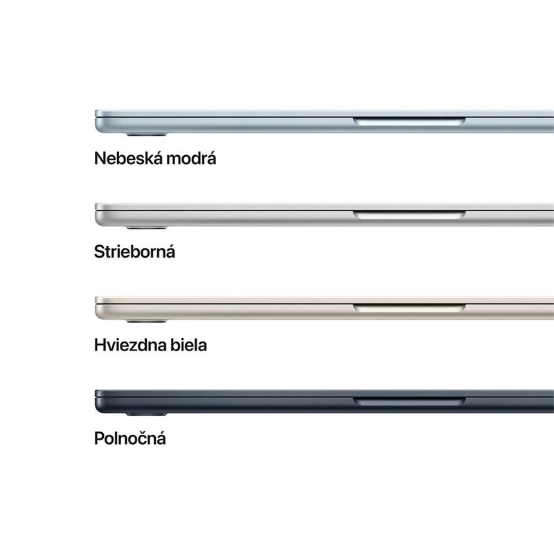 MacBook Air 15" Apple M5 10C CPU 10C GPU 16GB 512GB Strieborný SK 