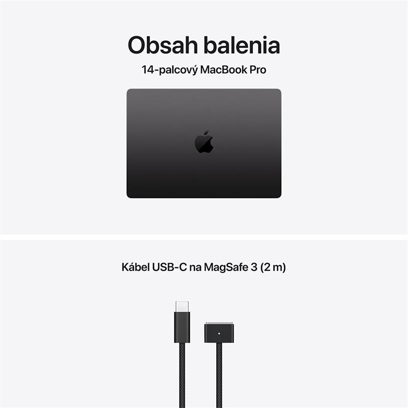 MacBook Pro 14" Apple M5 Pro 15C CPU 16C GPU 24GB 2TB Kozmický čierny SK 