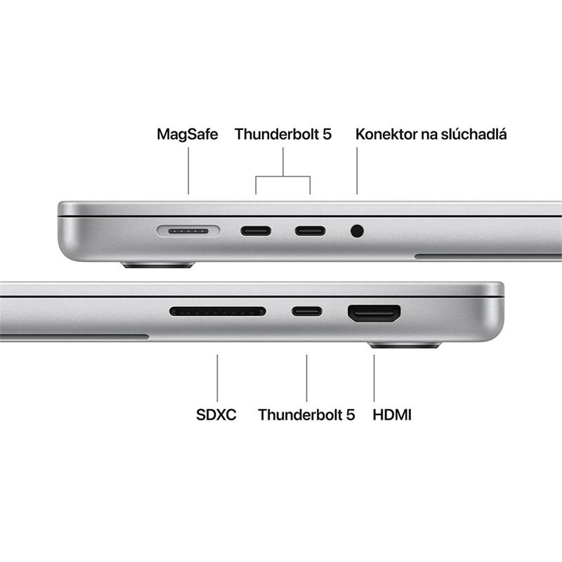 MacBook Pro 16" Apple M5 Max 18C CPU 32C GPU 36GB 2TB Strieborný SK 
