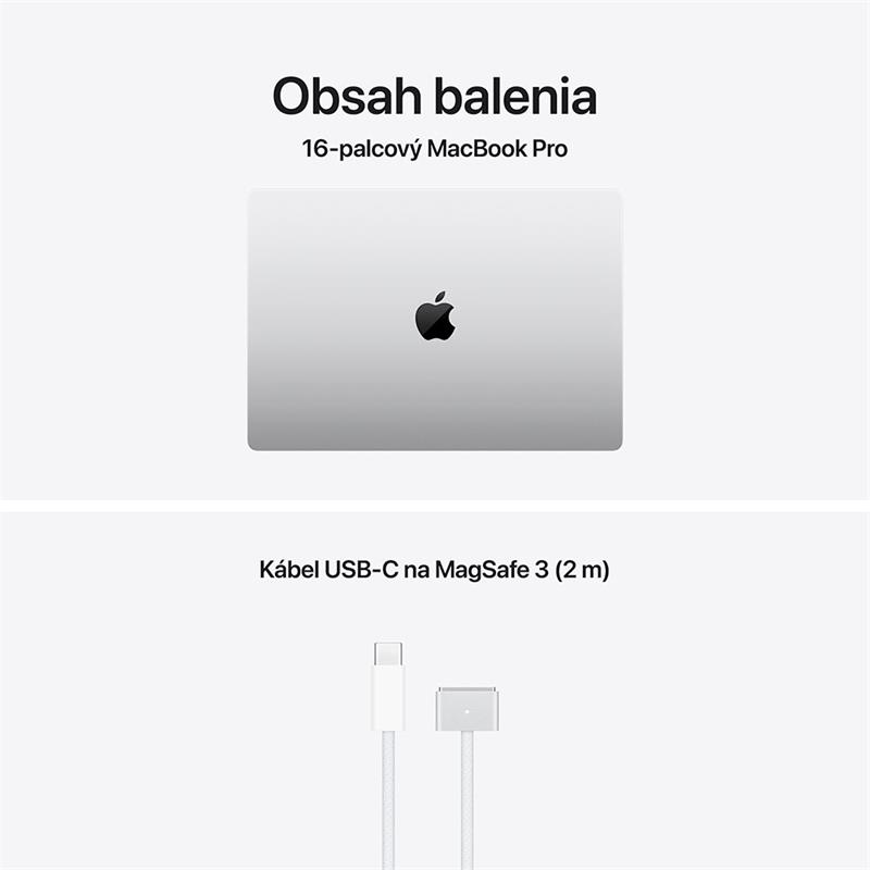 MacBook Pro 16" Apple M5 Max 18C CPU 32C GPU 36GB 2TB Strieborný SK 