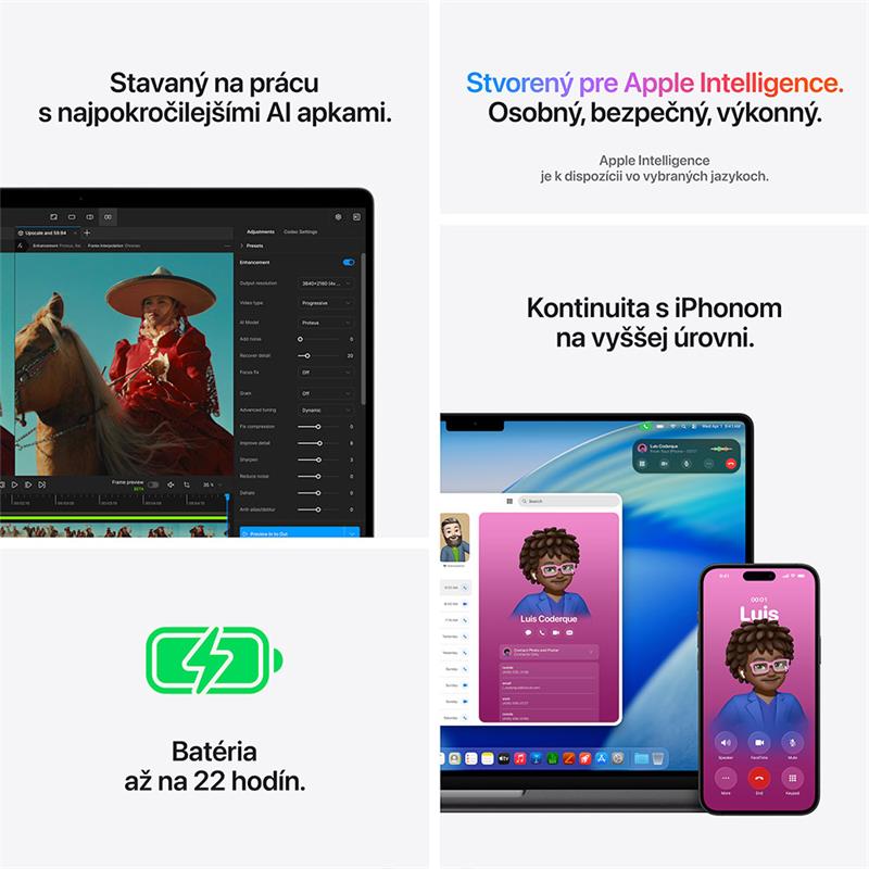 MacBook Pro 16" Apple M5 Max 18C CPU 32C GPU 36GB 2TB Kozmický čierny SK 