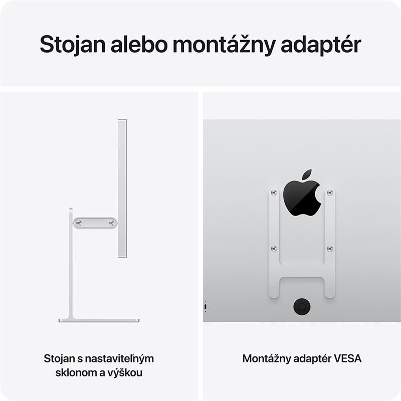 Apple Studio Display XDR - Štandardné sklo - Montážny adaptér VESA (bez stojana) 