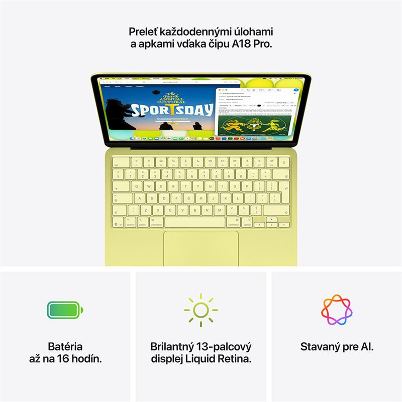MacBook Neo 13" Apple A18 Pro 6C CPU 5C GPU 8GB 256GB Citrus SK 
