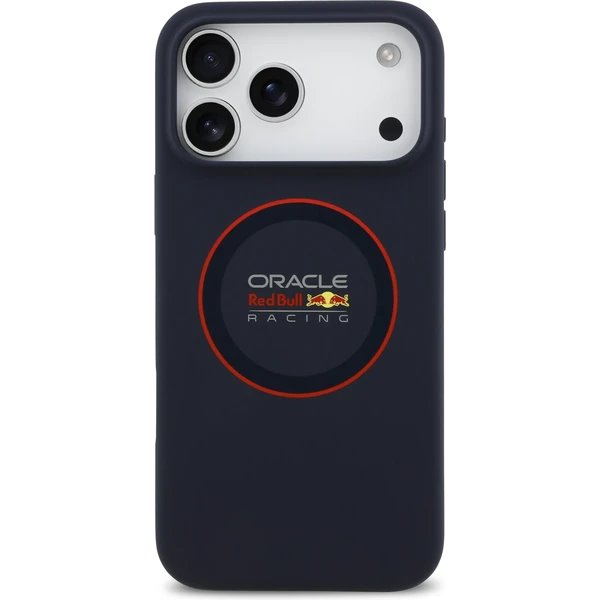 Red Bull Silicone Red Ring MagSafe Zadný Kryt pre iPhone 17 Pro modrý 