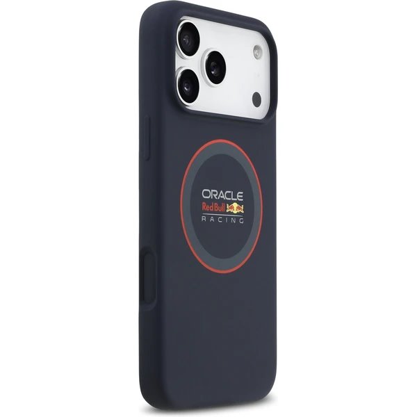 Red Bull Silicone Red Ring MagSafe Zadný Kryt pre iPhone 17 Pro modrý 