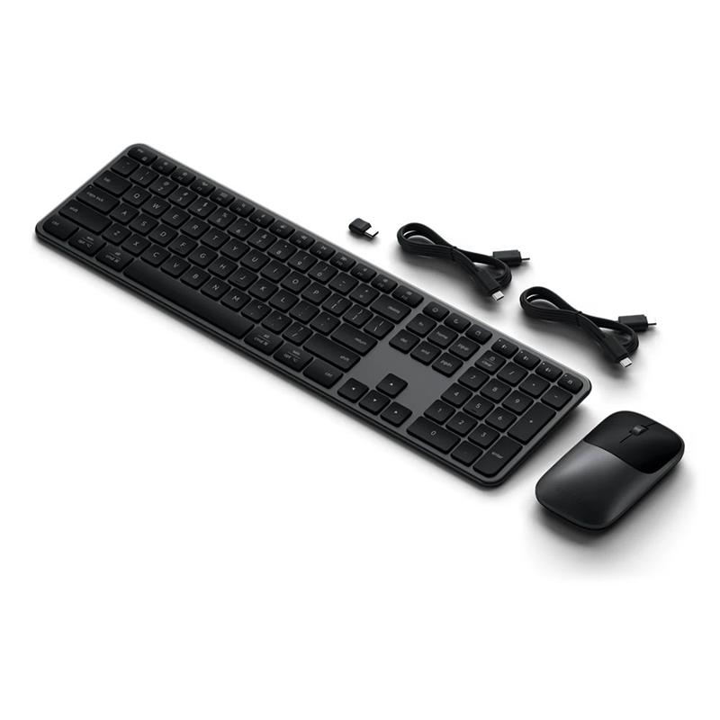 Satechi klávesnica + myš Slim CEX3 Wireless Combo - Space Black 
