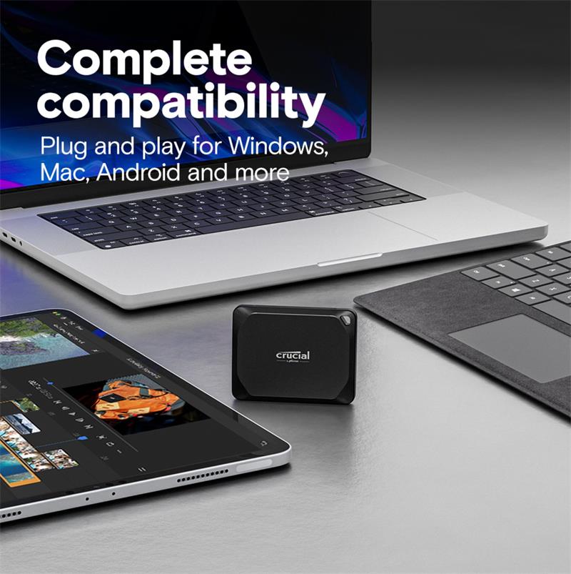 Crucial X10 Pro Portable SSD 2TB USB 2100/2000MBps 