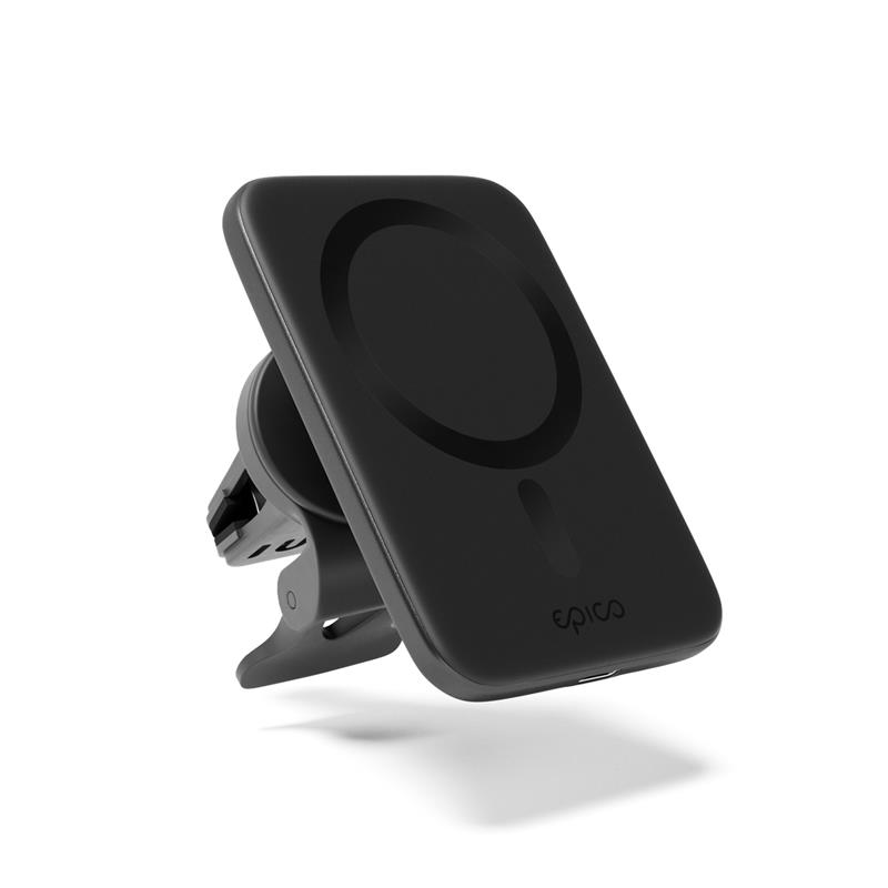 iStores by Epico Ultrathin Wireless Car Charger - MagSafe compatible - Čierna *Poškodený obal* 
