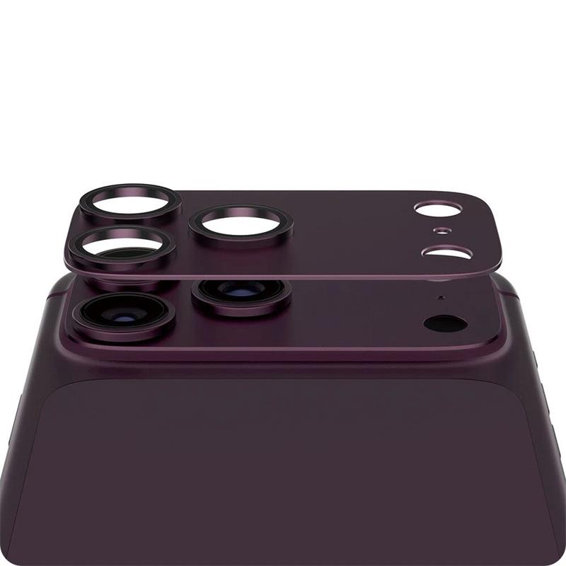 PanzerGlass Fender Camera Protection pre iPhone 18 Pro Max - Dark Cherry 