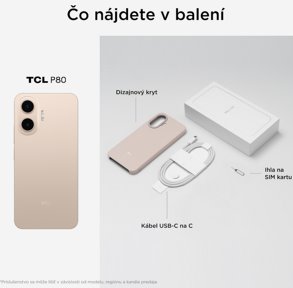 TCL P80 8/256GB Sunlit Gold 