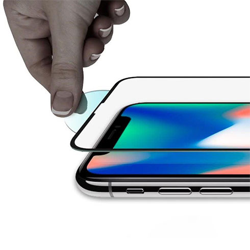 Spigen ochranné sklo Glass FC HD pre iPhone 11 Pro/XS - Black Frame 