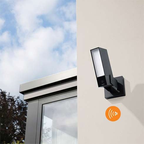 Netatmo Smart Outdoor Camera with Siren - Black 