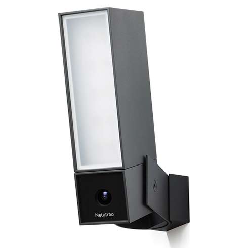 Netatmo Smart Outdoor Camera with Siren - Black 