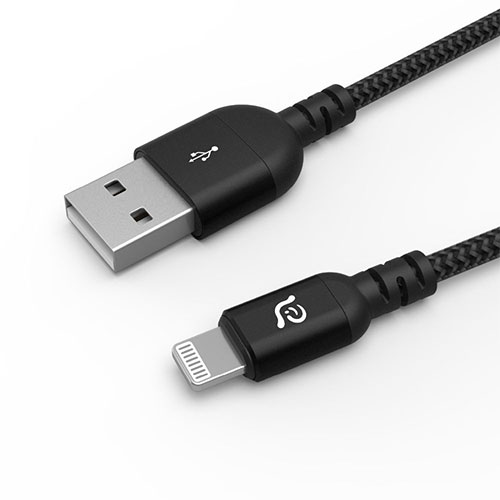 Adam Elements kábel PeAk III 120B Lightning to USB 1,2m - Black 