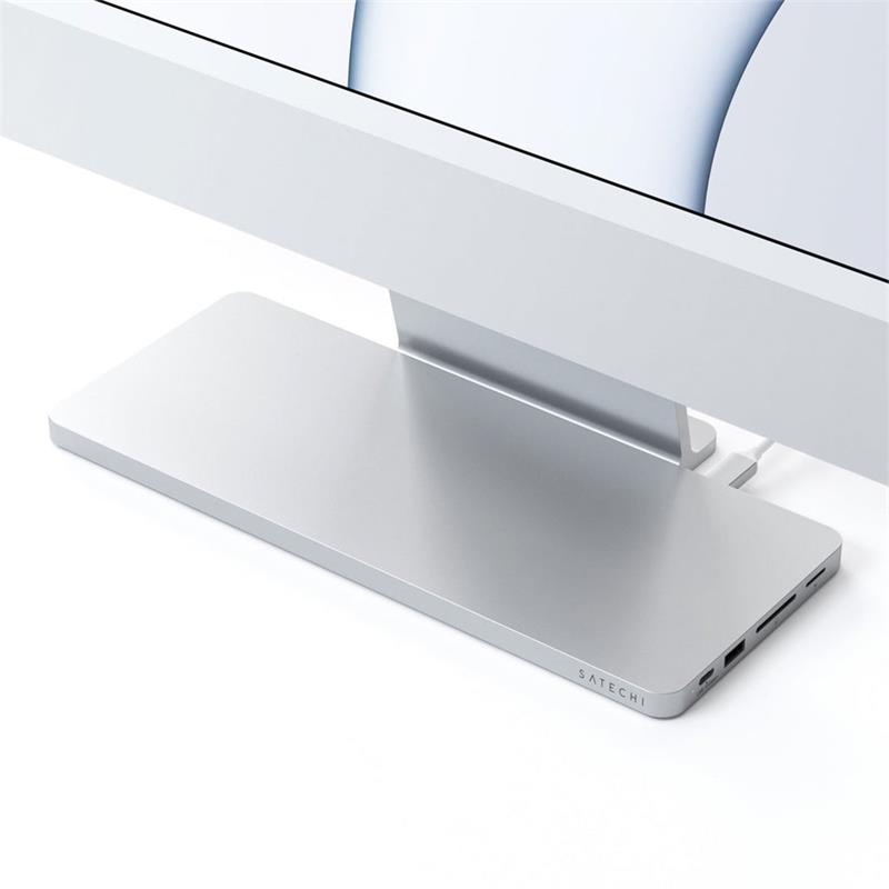 Satechi USB-C Slim Dock pre 24" iMac 2021 & 2023 - Silver Aluminium 