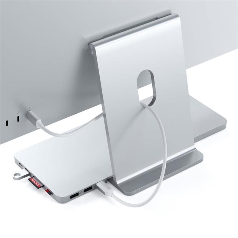 Satechi USB-C Slim Dock pre 24" iMac 2021 & 2023 - Silver Aluminium 