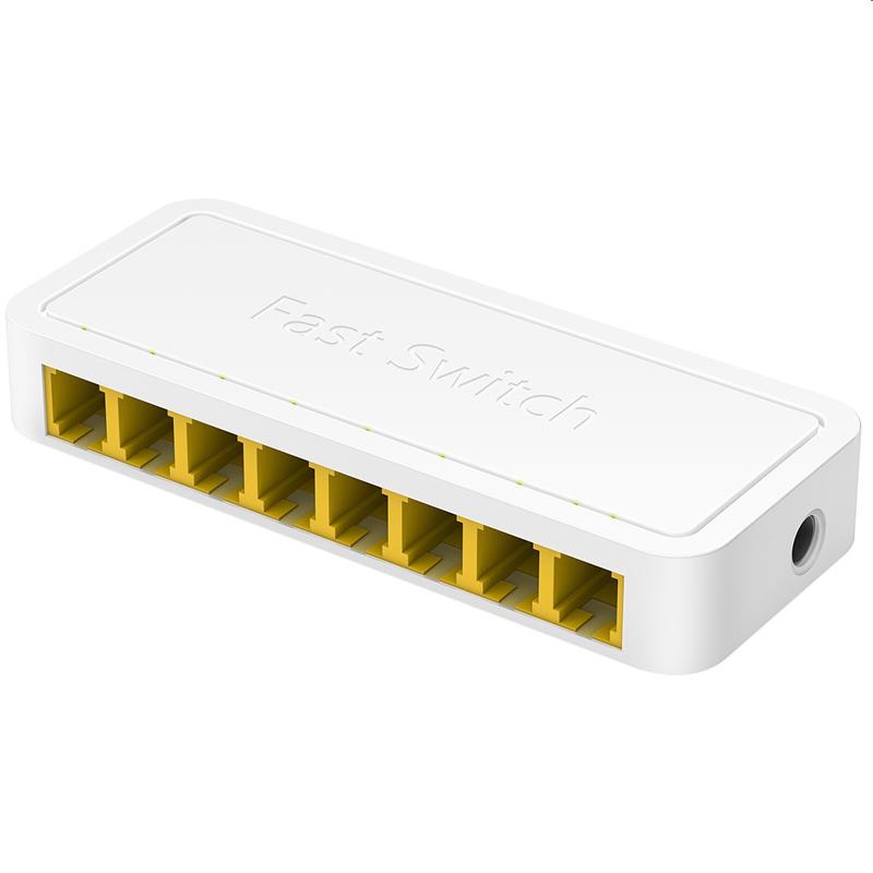Cudy FS108D - 8-Port Switch, 8 10/100M RJ45 Ports, Desktop, Power Saving, Plug & Play 
