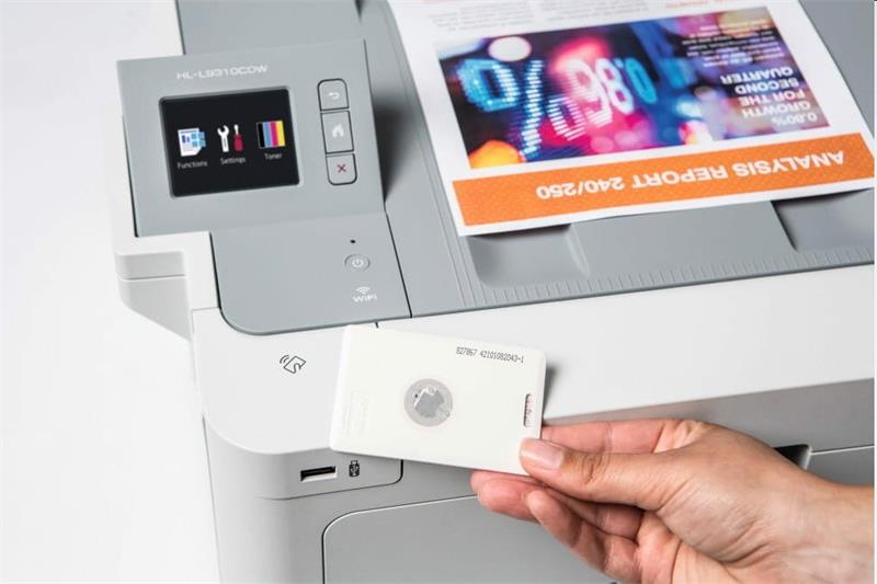 Brother HL-L9310CDW, A4 laser color printer, 31 strán/min, 2400x600, duplex, USB 2.0, LAN, WiFi, NFC 