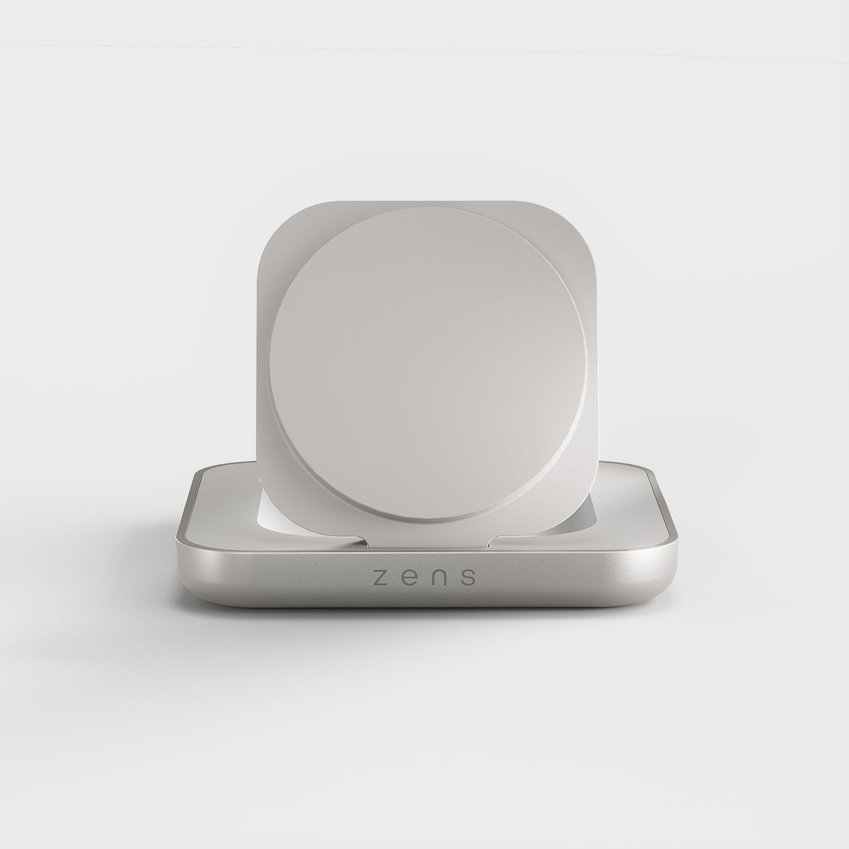 ZENS Qi2 Magnetic Nightstand charger White
