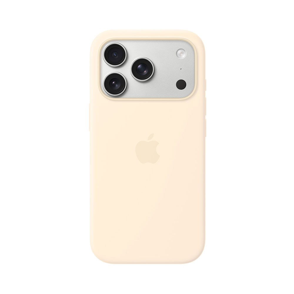 iPhone 17 Pro Silicone Case with MS - Vanilla