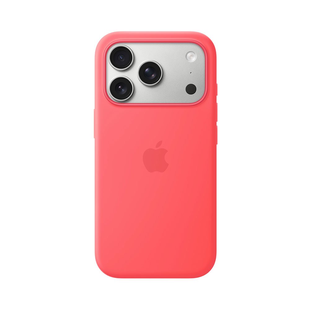 iPhone 17 Pro Silicone Case with MS - Bright Guava
