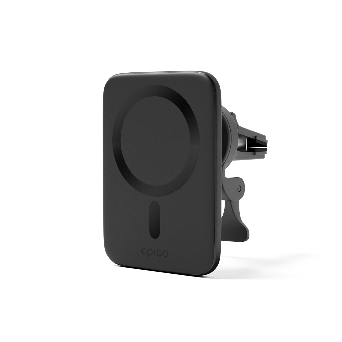 iStores by Epico Ultrathin Wireless Car Charger - MagSafe compatible - Čierna *Poškodený obal*