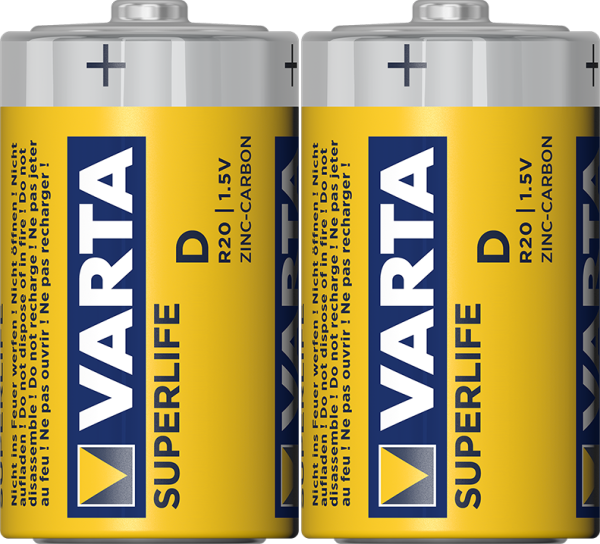 Varta SuperLife D 2x (vo fólií)