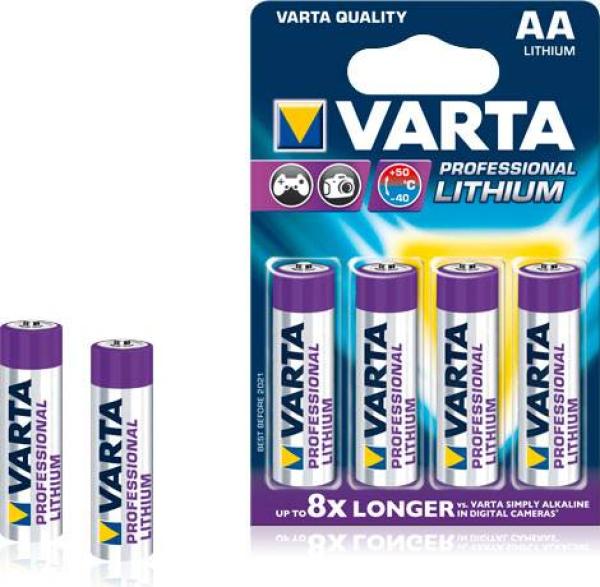 Varta Professional Lithium AA 4x 