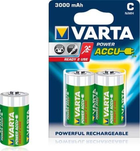 Varta Power Accu C 2x R2U 3000mAh 